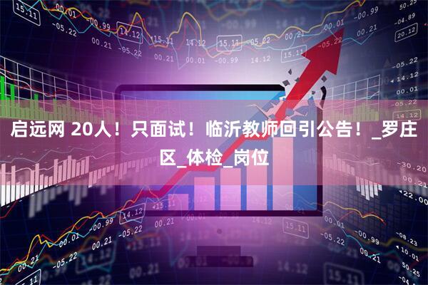 启远网 20人！只面试！临沂教师回引公告！_罗庄区_体检_岗位