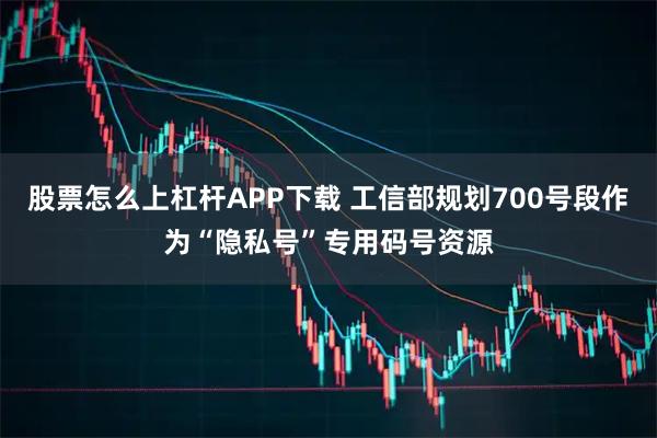 股票怎么上杠杆APP下载 工信部规划700号段作为“隐私号”专用码号资源
